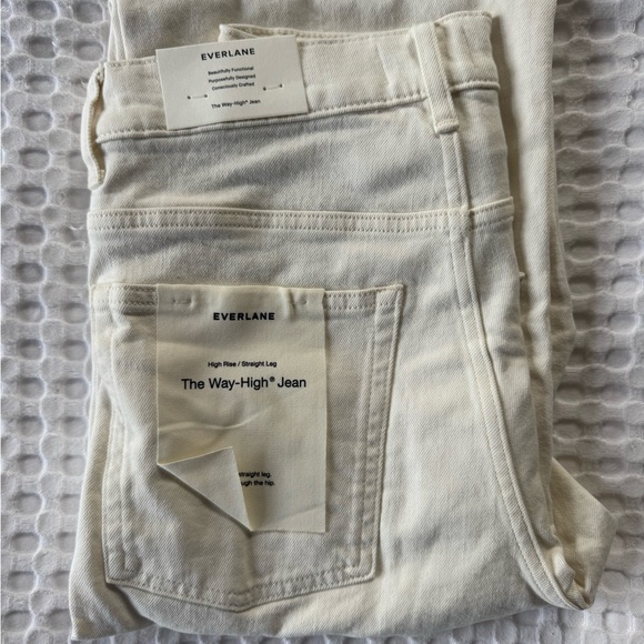 Everlane The Way High 2.0 Jean Size 27 White - Picture 13 of 14